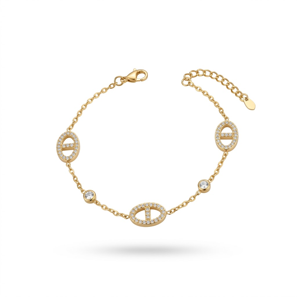 Bracelet Délina Strass